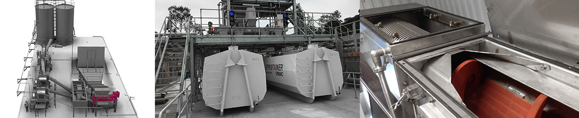 Food Waste, Pet food production, Tetra Pack dewatering Food Waste, Pet food production, Tetra Pack dewatering