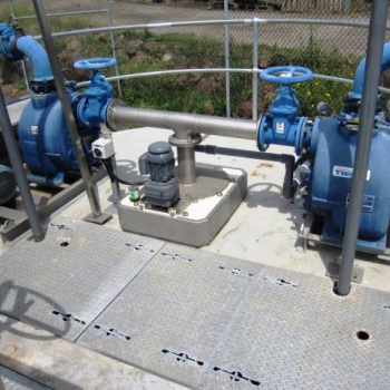 Grit washer pump