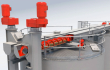 SPIROLINE® horizontal conveying (U trough) Shaftless Spiral (Screw, Auger) Conveyor Systems