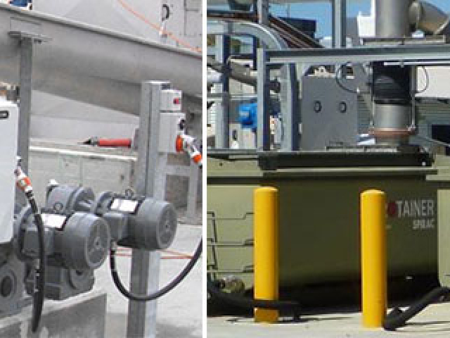 Alkimos SPIROWASH® SPIROTAINER® storing washing dewatering compacting