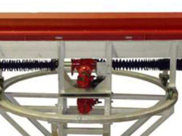 Desalination Plant with fibreglass trough conveyors & Bi-directional conveyor mounted on a turntable