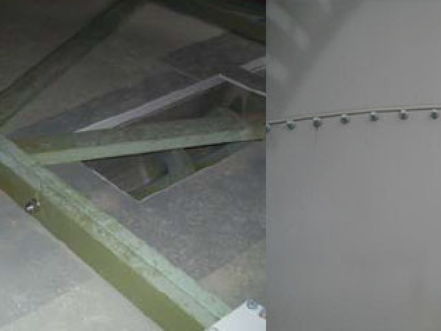 Shaftless Spiral Conveyor System, Sliding Frame Outloading and round Silo panel construction 