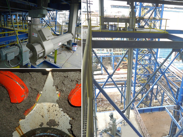 Vertical Sludge Conveyor System