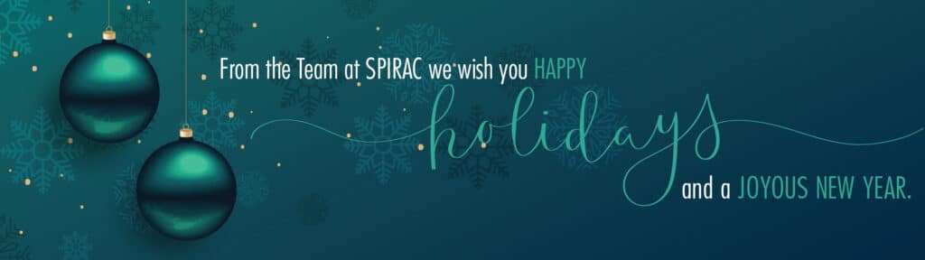 SPIRAC holiday greetings banner