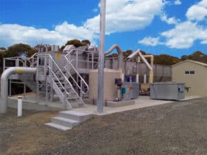 COMBIGUARD® Type 4 Inlet works package, STEPGUARD screen and grit tank handling