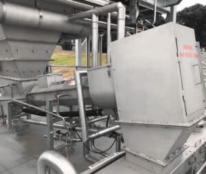 SPIROTAINER storage container for pet food processing