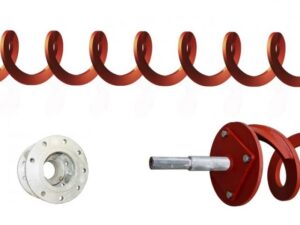 Shaftless Screw (Spiral) Conveyor, Gearbox mount, DriveShaft