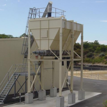 Live-Bottom sludge silo outloading Live Bottom sludge silo outloadin-